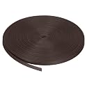 MECCANIXITY Nylon Webbing Strap Flat 3/8 Inch 50 Yards Coffee for Outdoor DIY Gear Repair, Backpack, Luggage-Rack, Crafts