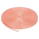 MECCANIXITY Nylon Webbing Strap Flat 3/8 Inch 50 Yards Lady Pink for Outdoor DIY Gear Repair, Backpack, Luggage-Rack, Crafts
