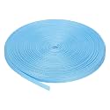 MECCANIXITY Nylon Webbing Strap Flat 3/8 Inch 50 Yards Light Sky Blue for Outdoor DIY Gear Repair, Backpack, Luggage-Rack, Crafts