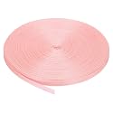MECCANIXITY Nylon Webbing Strap Flat 3/8 Inch 50 Yards Light Peach Pink for Outdoor DIY Gear Repair, Backpack, Luggage-Rack, Crafts