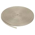 MECCANIXITY Nylon Webbing Strap Flat 3/8 Inch 50 Yards Pale Beige for Outdoor DIY Gear Repair, Backpack, Luggage-Rack, Crafts