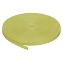 MECCANIXITY Nylon Webbing Strap Flat 3/8 Inch 50 Yards Lemon Yellow for Outdoor DIY Gear Repair, Backpack, Luggage-Rack, Crafts