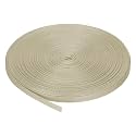 MECCANIXITY Nylon Webbing Strap Flat 3/8 Inch 50 Yards Apricot Color for Outdoor DIY Gear Repair, Backpack, Luggage-Rack, Crafts