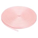 MECCANIXITY Nylon Webbing Strap Flat 3/8 Inch 50 Yards Light Pink for Outdoor DIY Gear Repair, Backpack, Luggage-Rack, Crafts