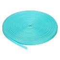 MECCANIXITY Nylon Webbing Strap Flat 3/8 Inch 50 Yards Ice Blue for Outdoor DIY Gear Repair, Backpack, Luggage-Rack, Crafts