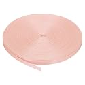 MECCANIXITY Nylon Webbing Strap Flat 3/8 Inch 50 Yards Light Hot Pink for Outdoor DIY Gear Repair, Backpack, Luggage-Rack, Crafts