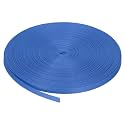 MECCANIXITY Nylon Webbing Strap Flat 3/8 Inch 50 Yards Light Navy Blue for Outdoor DIY Gear Repair, Backpack, Luggage-Rack, Crafts