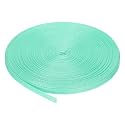 MECCANIXITY Nylon Webbing Strap Flat 5/8 Inch 50 Yards Bright Bean Green for Outdoor DIY Gear Repair, Backpack, Luggage-Rack, Crafts
