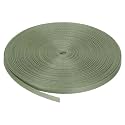 MECCANIXITY Nylon Webbing Strap Flat 3/8 Inch 50 Yards Bean Green for Outdoor DIY Gear Repair, Backpack, Luggage-Rack, Crafts