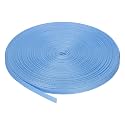 MECCANIXITY Nylon Webbing Strap Flat 3/8 Inch 50 Yards Lake Blue for Outdoor DIY Gear Repair, Backpack, Luggage-Rack, Crafts
