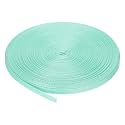 MECCANIXITY Nylon Webbing Strap Flat 3/8 Inch 50 Yards Cyan for Outdoor DIY Gear Repair, Backpack, Luggage-Rack, Crafts