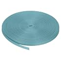 MECCANIXITY Nylon Webbing Strap Flat 3/8 Inch 50 Yards Blue Green for Outdoor DIY Gear Repair, Backpack, Luggage-Rack, Crafts