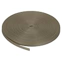 MECCANIXITY Nylon Webbing Strap Flat 3/8 Inch 50 Yards Dark Khaki for Outdoor DIY Gear Repair, Backpack, Luggage-Rack, Crafts