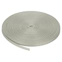 MECCANIXITY Nylon Webbing Strap Flat 3/8 Inch 50 Yards Beige for Outdoor DIY Gear Repair, Backpack, Luggage-Rack, Crafts
