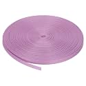 MECCANIXITY Nylon Webbing Strap Flat 5/8 Inch 50 Yards Bright Grape Purple for Outdoor DIY Gear Repair, Backpack, Luggage-rack, Crafts, Dark Grey