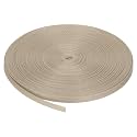 MECCANIXITY Nylon Webbing Strap Flat 3/8 Inch 50 Yards Light Beige for Outdoor DIY Gear Repair, Backpack, Luggage-Rack, Crafts