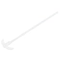 MECCANIXITY PTFE Electric Stirring Rod 250x80mm Length Overhead Stirrer Mixer Shaft with Foldable Paddle for Lab