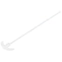 MECCANIXITY PTFE Electric Stirring Rod 300x85mm Length Overhead Stirrer Mixer Shaft with Foldable Paddle for Lab