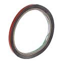 MECCANIXITY Red Metalized Tape 0.2 Inch x 55 Yards Decor Tape for Detailing Accent Wall, Graphic Arts, Pack of 1