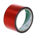 MECCANIXITY Red Metalized Tape 1.6 Inch x 55 Yards Decor Tape for Detailing Accent Wall, Graphic Arts, Pack of 1