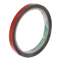 MECCANIXITY Red Metalized Tape 5/16 Inch x 55 Yards Decor Tape for Detailing Accent Wall, Graphic Arts, Pack of 1