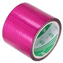 MECCANIXITY Rose Red Check Pattern Metalized Tape 2.8 Inch x 55 Yards Decor Tape for Detailing Accent Wall, Graphic Arts