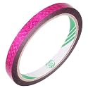 MECCANIXITY Rose Red Check Pattern Metalized Tape 0.4 Inch x 55 Yards Decor Tape for Detailing Accent Wall, Graphic Arts