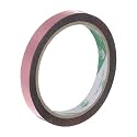 MECCANIXITY Rose Red Metalized Tape 1/2 Inch x 55 Yards Decor Tape for Detailing Accent Wall, Graphic Arts