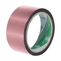MECCANIXITY Rose Red Metalized Tape 1 Inch x 55 Yards Decor Tape for Detailing Accent Wall, Graphic Arts