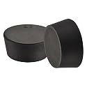 MECCANIXITY Rubber Tapered Plug 48mm to 56mm Solid Test Tubes Bungs Stopper Black for Lab Home 5 Pieces