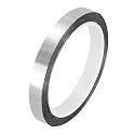 MECCANIXITY Silver Tone Metalized Tape 5/8 Inch x 55 Yards Decor Tape for Detailing Accent Wall, Graphic Arts