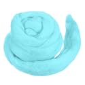 MECCANIXITY Wool Roving Yarn Soft Felting Wool 50g/1.76oz Pure Chunky Roving Yarn for Needle Felting Knitting Blanket Spinning Weaving Art DIY Craft Sky Blue