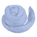 MECCANIXITY Wool Roving Yarn Soft Felting Wool 50g/1.76oz Pure Chunky Roving Yarn for Needle Felting Knitting Blanket Spinning Weaving Art DIY Craft Grey