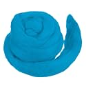 MECCANIXITY Wool Roving Yarn Soft Felting Wool 50g/1.76oz Pure Chunky Roving Yarn for Needle Felting Knitting Blanket Spinning Weaving Art DIY Craft Blue
