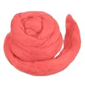 MECCANIXITY Wool Roving Yarn Soft Felting Wool 50g/1.76oz Pure Chunky Roving Yarn for Needle Felting Knitting Blanket Spinning Weaving Art DIY Craft Peach