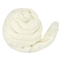 MECCANIXITY Wool Roving Yarn Soft Felting Wool 50g/1.76oz Pure Chunky Roving Yarn for Needle Felting Knitting Blanket Spinning Weaving Art DIY Craft Light Beige