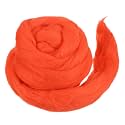MECCANIXITY Wool Roving Yarn Soft Felting Wool 50g/1.76oz Pure Chunky Roving Yarn for Needle Felting Knitting Blanket Spinning Weaving Art DIY Craft Dark Orange