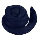 MECCANIXITY Wool Roving Yarn Soft Felting Wool 50g/1.76oz Pure Chunky Roving Yarn for Needle Felting Knitting Blanket Spinning Weaving Art DIY Craft Navy Blue
