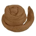 MECCANIXITY Wool Roving Yarn Soft Felting Wool 50g/1.76oz Pure Chunky Roving Yarn for Needle Felting Knitting Blanket Spinning Weaving Art DIY Craft Brown