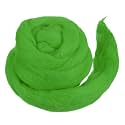 MECCANIXITY Wool Roving Yarn Soft Felting Wool 50g/1.76oz Pure Chunky Roving Yarn for Needle Felting Knitting Blanket Spinning Weaving Art DIY Craft Grass Green