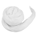 MECCANIXITY Wool Roving Yarn Soft Felting Wool 50g/1.76oz Pure Chunky Roving Yarn for Needle Felting Knitting Blanket Spinning Weaving Art DIY Craft White