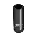 Meccion 1/2 Inch Drive Impact Socket 13/16 inch SAE, 6 Point Cr-Mo Deep Impact Socket, 78mm Length