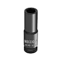Meccion 1/2 Inch Drive Impact Socket 9/16 inch SAE, 6 Point Cr-Mo Deep Impact Socket, 78mm Length