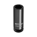 Meccion 1/2 Inch Drive Impact Socket 20mm Metric, 6 Point Cr-Mo Deep Impact Socket, 78mm Length