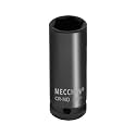 Meccion 1/2 Inch Drive Impact Socket 3/4 inch SAE, 6 Point Cr-Mo Deep Impact Socket, 78mm Length