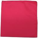 Mechaly Solid Colors 100% Cotton Bandana - 3 Pack