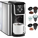 Mecity Coffee Maker 3 in 1 Single Serve Coffee Machine, Compatible with K cup Capsules, Instant Coffee Pot, Tea maker, 6,8,10 Oz Cup, Removable 50 Oz Water Reservoir, 120V 1150W
