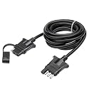 MECMO 4 Pin Flat Trailer Extension Cable 9FT, 18AWG 4 Way Trailer Wiring Conenctor Harness Vehicle-Side Trailer-Side 4 Prong Trailer Light Plug Trailer Hitch Wire Heavy Duty Copper 108” Jacket Cable