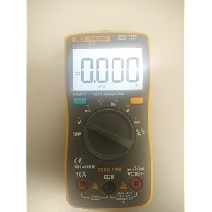 meco digital 108b trms multimeter pocket size with 27-auto digital clamp meter red combo