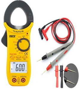 meco instruments 72 auto bl 3 digit  4000 count 600a ac trms autoranging digital clampmeter digital multimeter